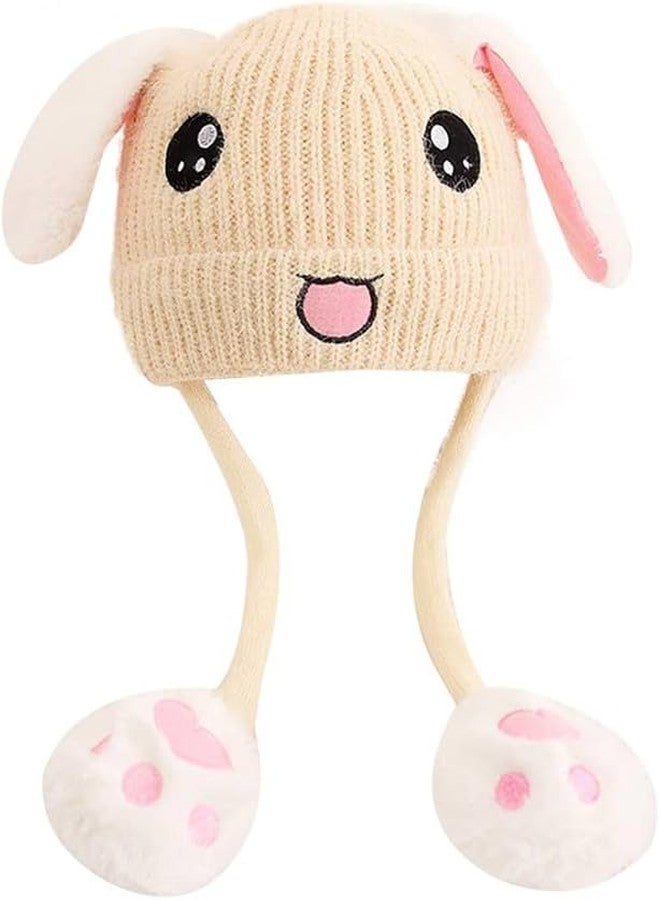 Richmen Kids Rabbit Hat Ear Moving Jumping Funny Bunny Plush Cap for Women Girls, Winter Spring Warm Hat | Age Above 5 Years - Image 5